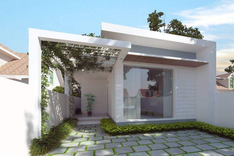 nhà cấp 4 bằng kính