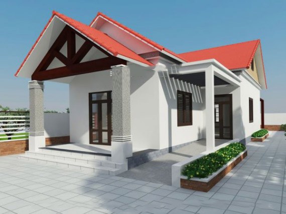 mẫu nhà cấp 4 7x17