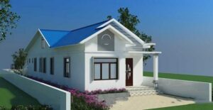 Mẫu nhà cấp 4 mái thái mặt tiền 6m