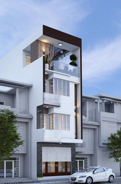 Mẫu nhà 3 tầng 1 tum 4x15m