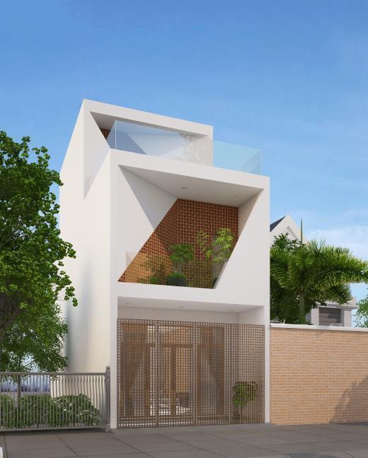 Mẫu nhà ống 2 tầng 90m2