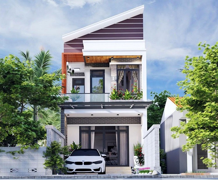 Mẫu nhà 2 tầng 7x14m