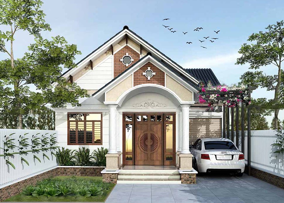 mẫu nhà cấp 4 9x14m